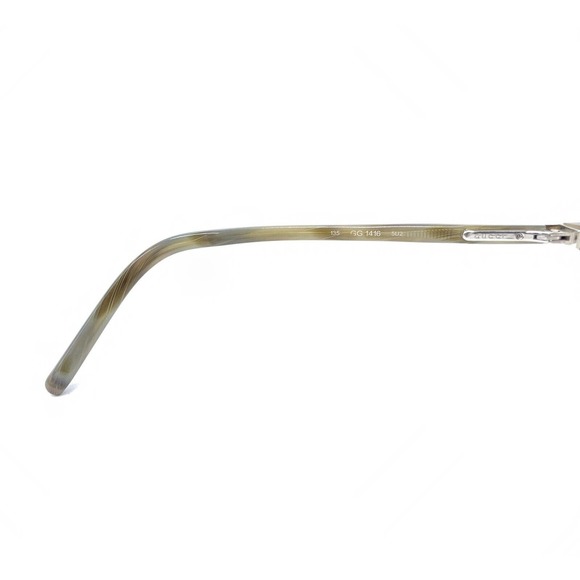 Gucci GG1416 5U2 Brown Tortoise Slim Rectangle Eyeglasses Frames 52-16 135 Italy - Picture 10 of 12
